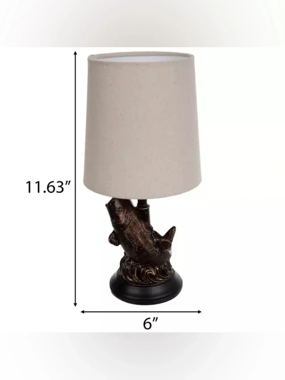 Bronze Bass Table Lamp